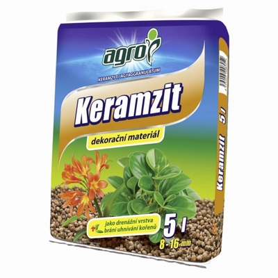 AGRO keramzit – ceramsite  5 l (8-16mm)