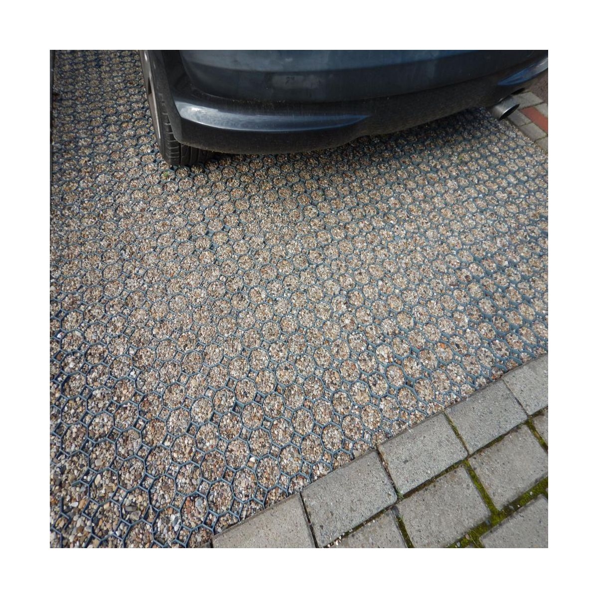 PVC podna rešetka TIP2 - 495x495x40 mm - crna, atest 400t/m2